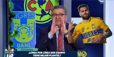 El ex jugador y ahora analista de Fox Sports se enganchó con su compañero Fernando Cevallos en plena transmisión