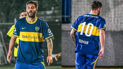 El galo, con los colores de Tigres pero un jersey diferente: el del Xeneize.