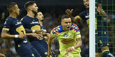 El jugador uruguayo anotó el gol de la victoria para las águilas.