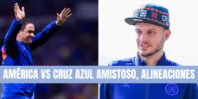 El partido está por comenzar y así salen ambos equipos.