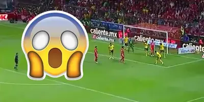 El primer gol del Toluca ante América / FOTO TUDN
