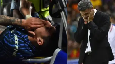 El volante de América salió lastimado en el partido en contra de Santos y se espera que se quede fuera un par de semanas.