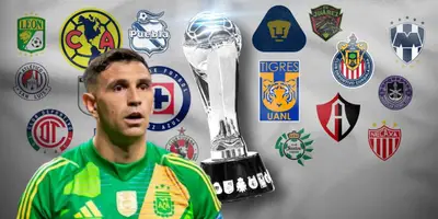 Emiliano Martínez junto a equipos de la Liga MX / FOTO ELONCE