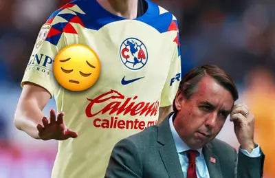 Emilio Azcárraga enojado y jersey del América/Foto TUDN.