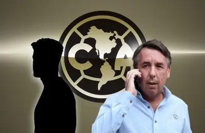 Emilio Azcárraga hablando por teléfono y silueta/ Foto Pinterest.