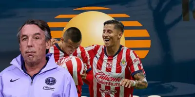 Emilio Azcárraga junto a futbolistas de Chivas / FOTO MEDIOTIEMPO