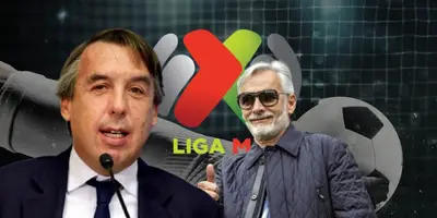 Emilio Azcárraga junto a Jesús Martínez / FOTO INFOBAE