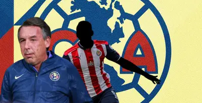Emilio Azcárraga junto a jugador incógnito de Chivas / FOTO NEW ERA