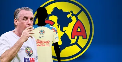 Emilio Azcárraga junto a jugador incógnito del América / FOTO MARCA