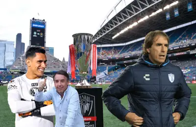 Emilio Azcárraga, Luis Malagón y a su lado Guillermo Almada/ Foto Excélsior.