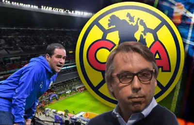 Emilio Azcárraga y André Jardine gritando/Foto Mediotiempo.