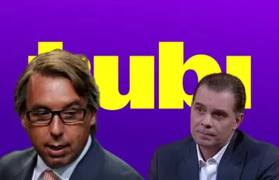 Emilio Azcárraga y Christian Martinoli/Foto Tubi.