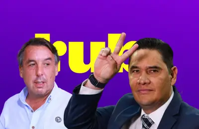 Emilio Azcárraga y Moisés Muñoz/ Foto Variety.