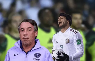 Emilio Azcárraga y Raúl Jiménez/Foto Águilas Monumental.