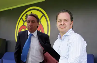 Emilio Azcárraga y Santiago Baños/ Foto El Universal.