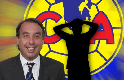 Emilio Azcárraga y silueta de hombre con manos en la cabeza/Wallpapers.org.