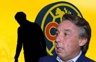 Emilio Azcárraga y silueta de jugador/Foto Club América.