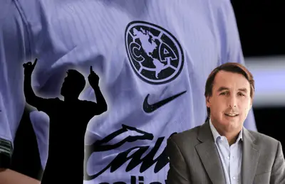 Emilio Azcárraga y silueta de jugador/ Foto Wikinature.