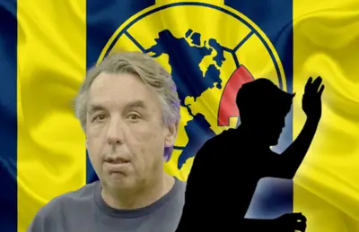 Emilio Azcárraga y silueta de Marcel Ruiz/Foto Besthqwallpapers.