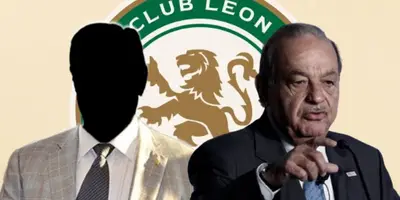 Empresario incógnito junto a Carlos Slim / FOTO EL CEO