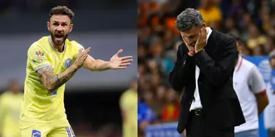 En el primer tiempo, las Águilas ya van ganando 1-3 al Atlético San Luis.