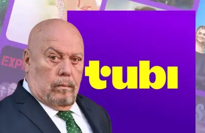 Enrique Bermúdez y logo de Tubi/Foto ADSLZone.