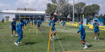 Entremamiento del América. Foto: Club América