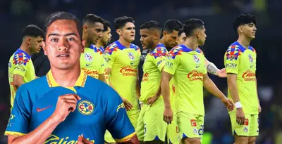 Erick Sánchez junto a jugadores del América / FOTO MEXSPORT
