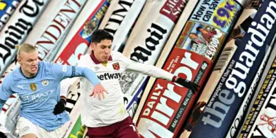 Erling Haaland junto a Edson Álvarez / FOTO X