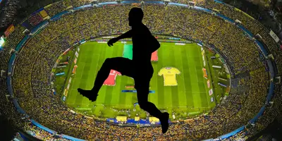 Estadio Azulcrema de fondo, tomado de Club América