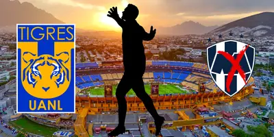 Estadio de fondo, tomado de Tigres