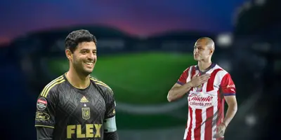 Estadio El Encanto de fondo, foto de Wikipedia, con Vela y CH14 al frente