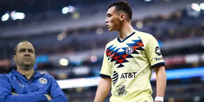 Federico Viñas en un partido con el América. Foto: ESPN