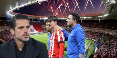 Fernando Gago junto a Armando González / FOTO BOLAVIP