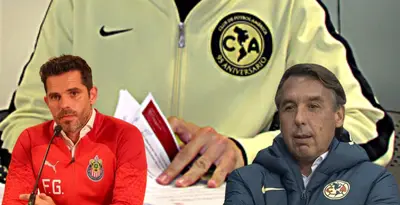 Fernando Gago junto a Emilio Azcárraga / FOTO MARCA