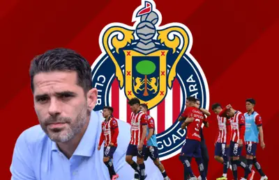 Fernando Gago y jugadores de Chivas/ Foto Stats Bomb.