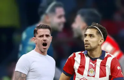 Fernando Gago y Ricardo Marín/ Foto Chivas.