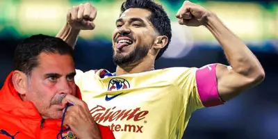 Fernando Hierro junto a Henry Martín / FOTO Getty Images