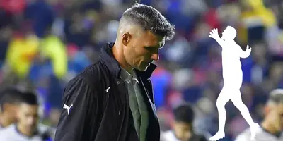Fernando Ortiz cabizbajo en juego con Rayados. Foto: Soy Fútbol