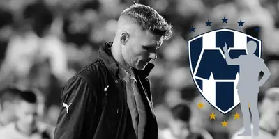 Fernando Ortiz cabizbajo en partido con Rayados. Foto: Soy Fútbol