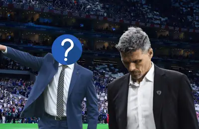 Fernando Ortiz cabizbajo y entrenador oculto/ Foto ESPN.