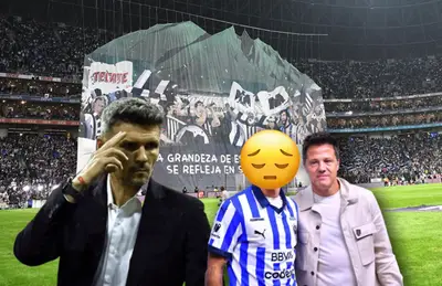 Fernando Ortiz, Josep Antonio Noriega y jugador con el rostro tapado/ Foto Récord.