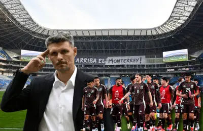 Fernando Ortiz y jugadores de Selección Mexicana/Foto El Universal.