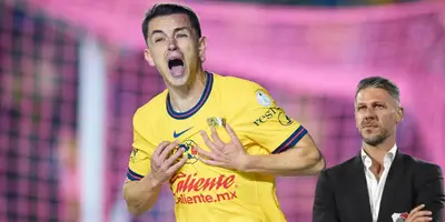 Fidalgo celebrando gol. Foto: Ovaciones