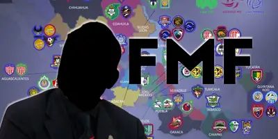 Figura incógnito junto al logo de la FMF / FOTO RÉCORD