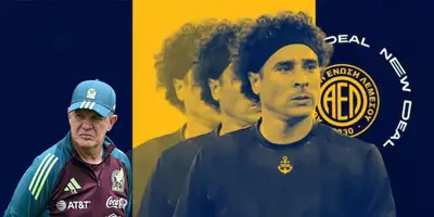 Flayer de llegada tomado de Aris Limassol, con Ochoa al frente