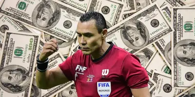 Fondo de dólares tomado de Canva, con Gato Ortiz al frente