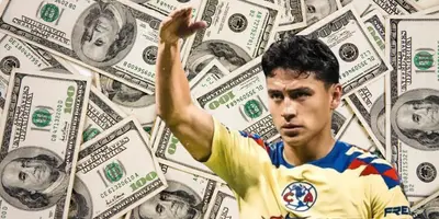 Fondo de dólares tomado de Canva, con Juárez al frente