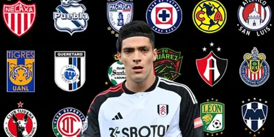 Fondo de equipos de Liga MX, tomado de CNSS, con Raúl al frente