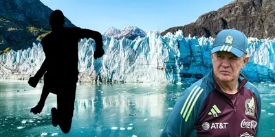 Fondo tomado de Canva, con Aguirre al frente